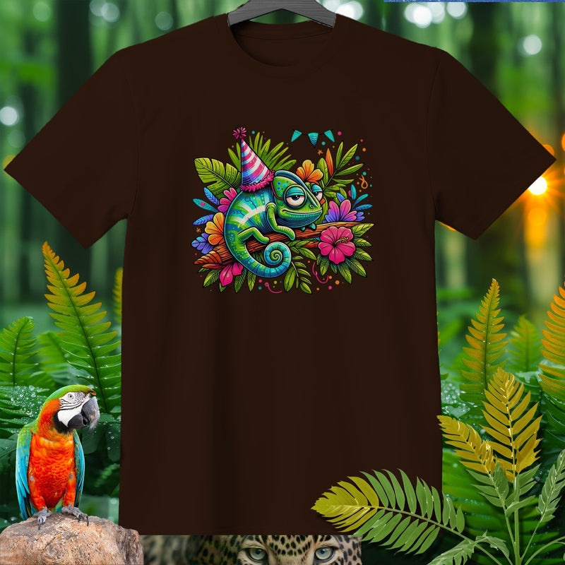 Birthday Gecko Tee ~ a The Gecko Turned Up To Its Own Party pick
