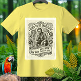 Yellow t-shirt with 