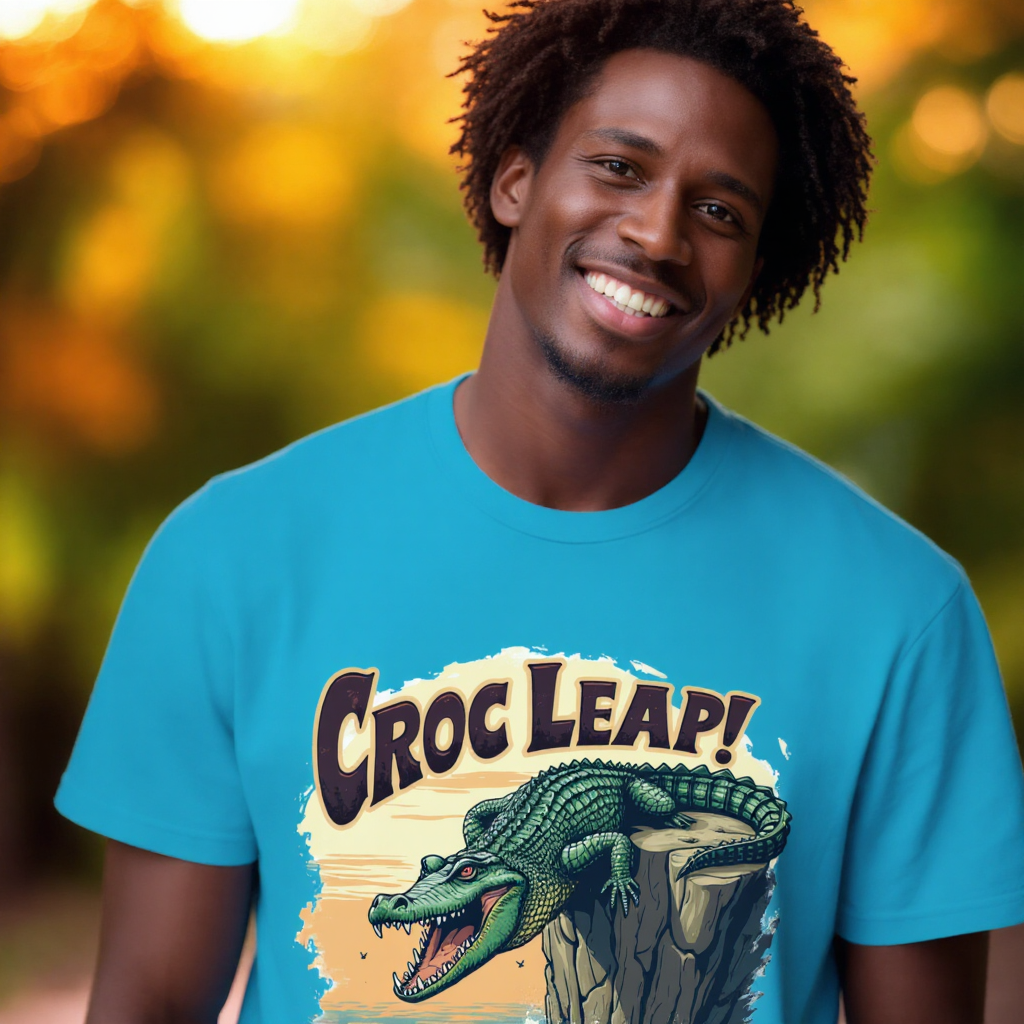lifestyle scene ~ Croc Leap ~ T-Shirt