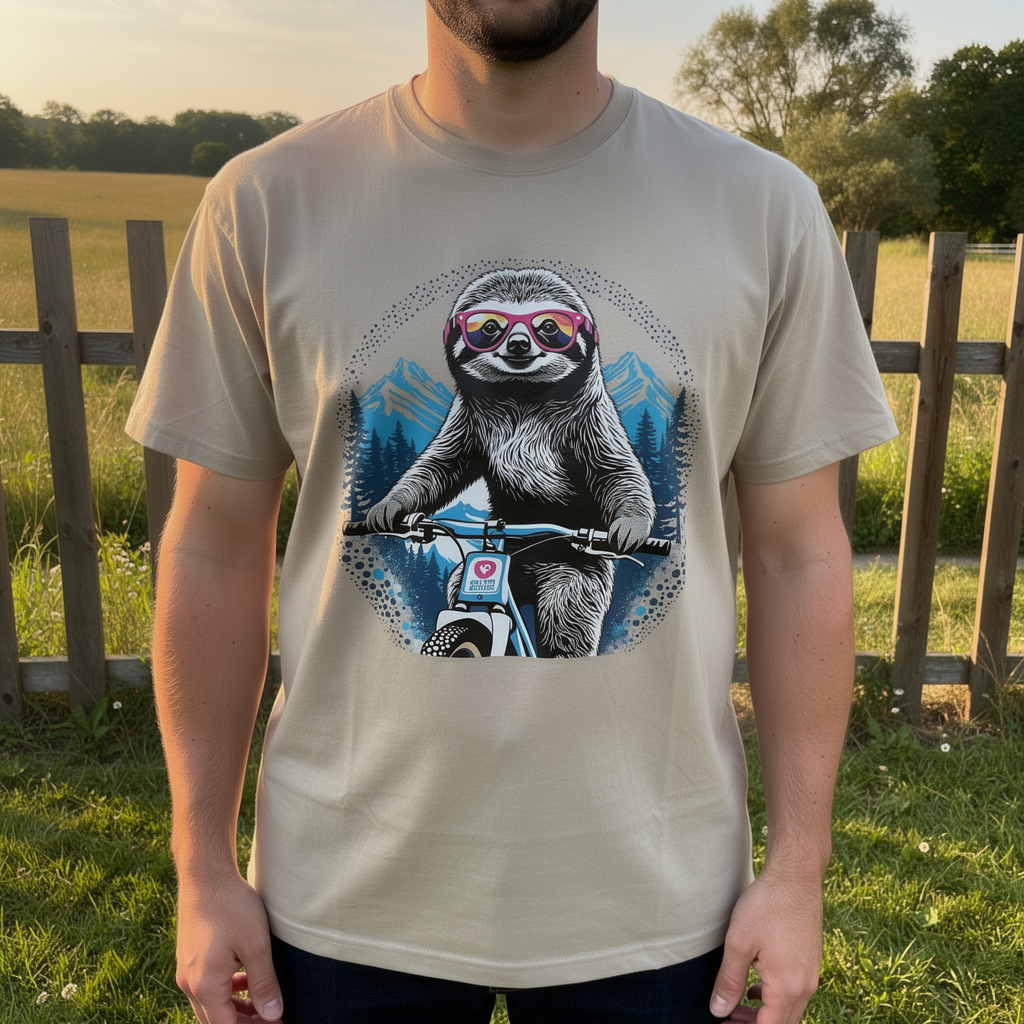 lifestyle scene ~ Sloth BMX ~ Everyday Supersoft T-shirt