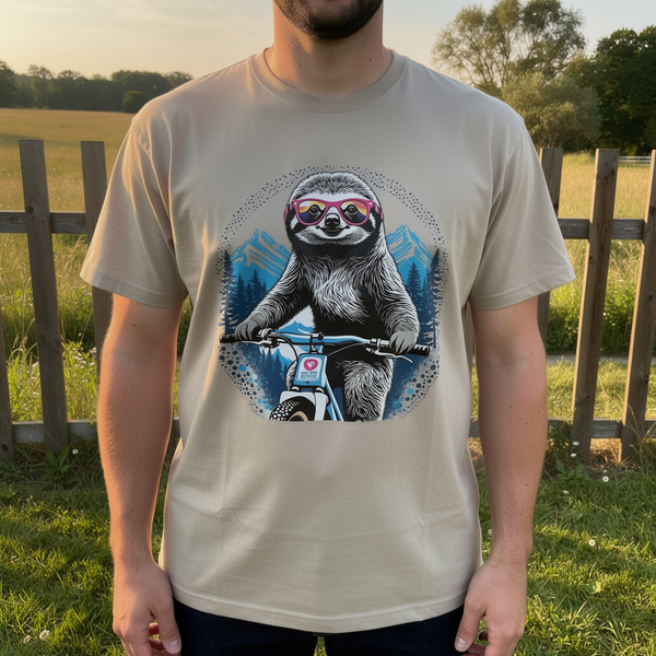 lifestyle scene ~ Sloth BMX ~ Everyday Supersoft T-shirt