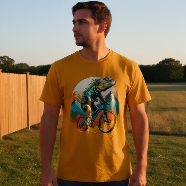 lifestyle scene ~ Muddy Iguana ~ Everyday Supersoft T-shirt