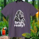 T-shirt with a gorilla graphic and the text 