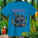 Teal t-shirt with 