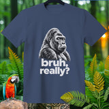 T-shirt with a realistic gorilla graphic and 