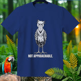 Shoebill stork graphic with 